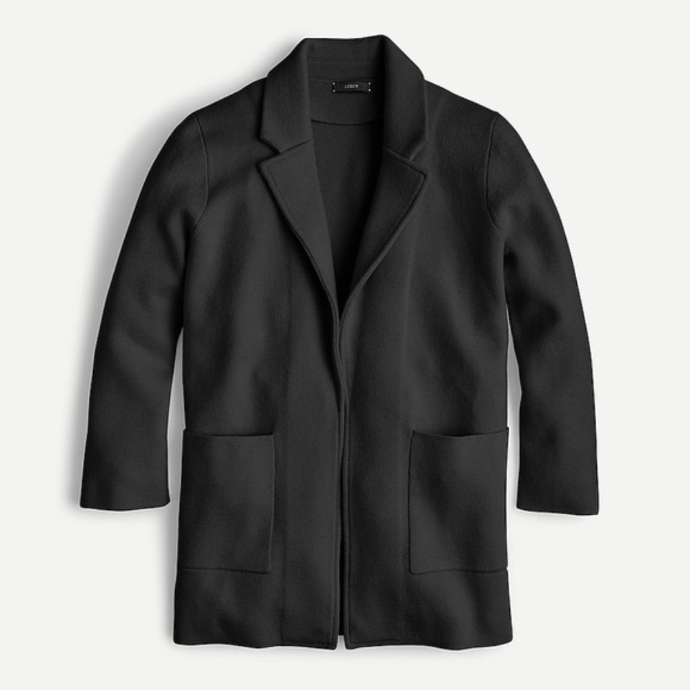 J. Crew Sophie Sweater Blazer (Black XS)